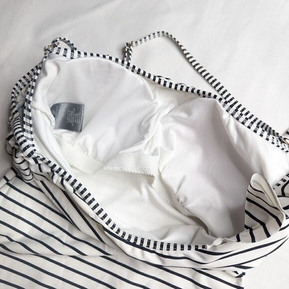 Vince Camuto Blossom Stripe One piece Swimsuit size 6 - Picture 8 of 10